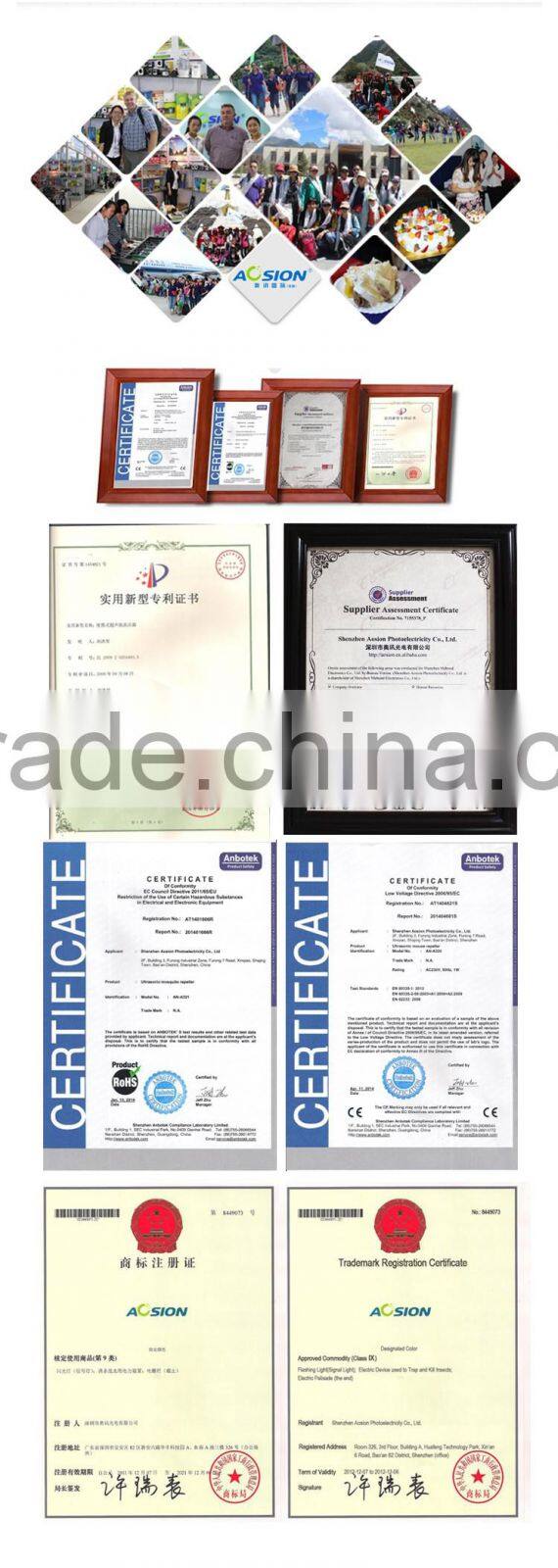 Aosion best seller no-chemical high voltage electronic rat trap