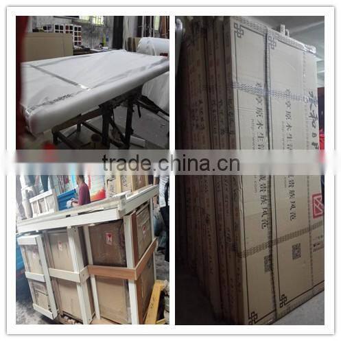 Entry Door solid wood door with glass simple design YHD-1610