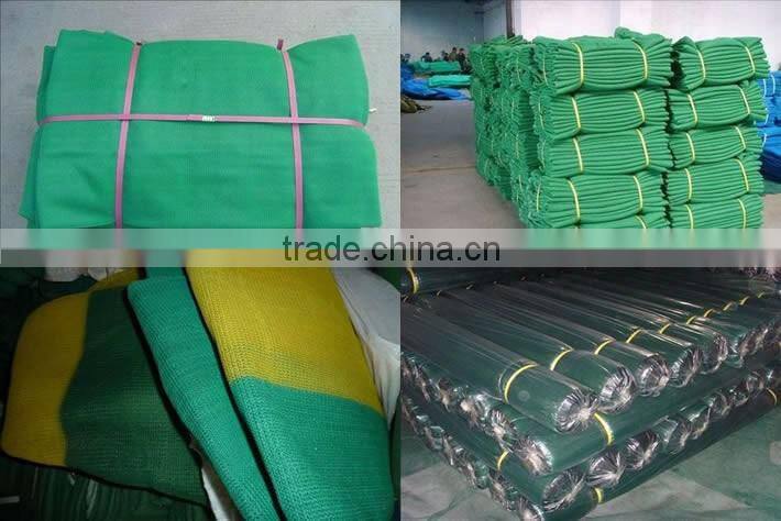HDPE construction green safety net for outside building security and tidy