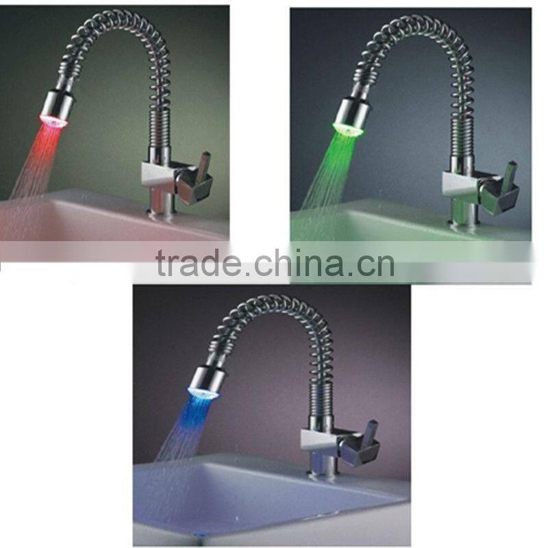 2013 water glow led faucet light unique kitchen faucet
