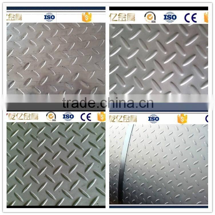 2016 Galvanized checkered steel plate factory direct sale hot selling factory price
