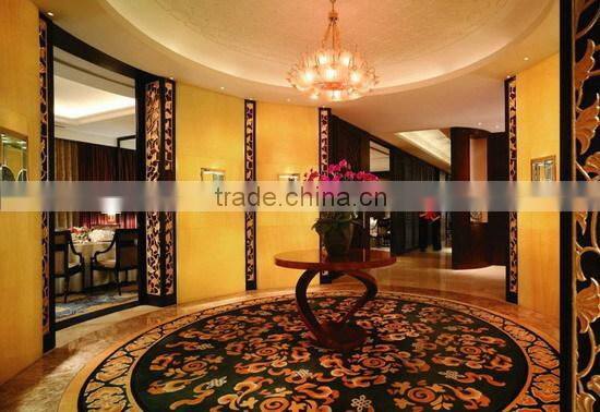 handtufted wall to wall casino carpet