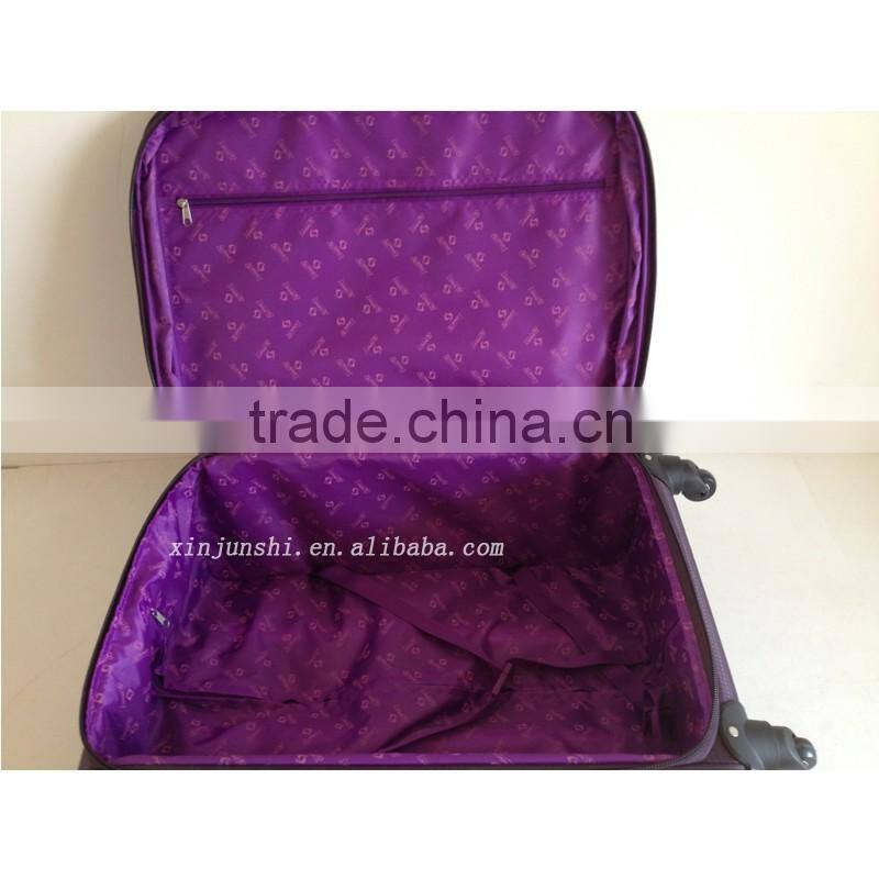 lightweight soft luggage with external wheels