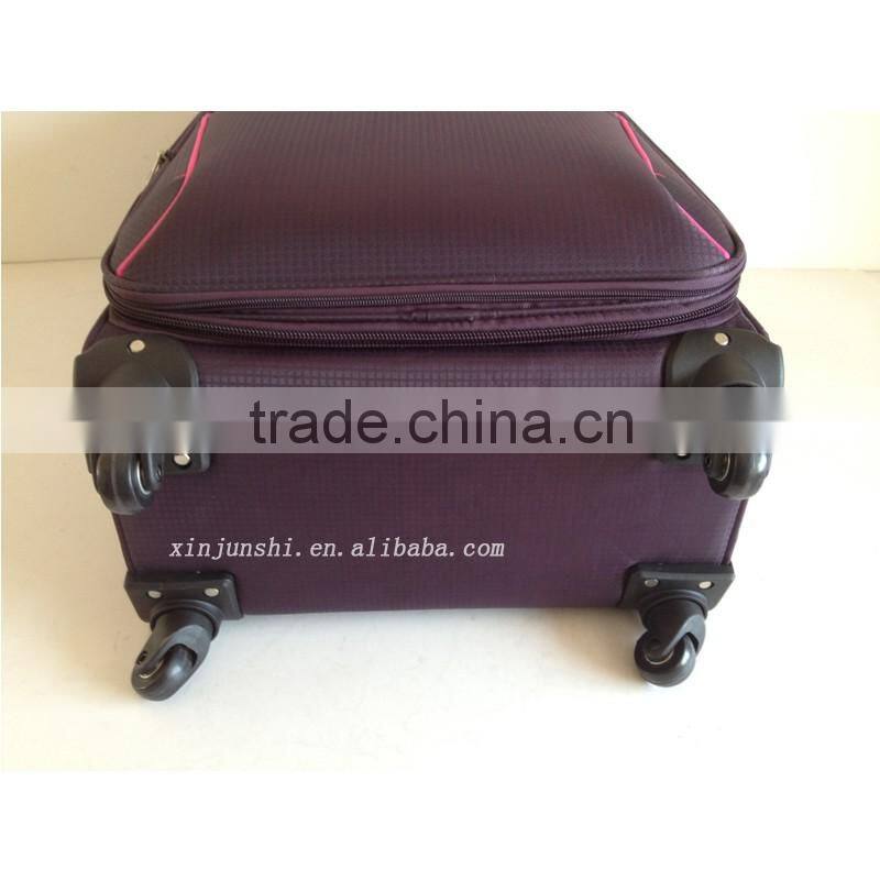 lightweight soft luggage with external wheels