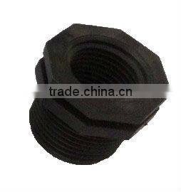 3/4" x 1/2" black plastic bushings