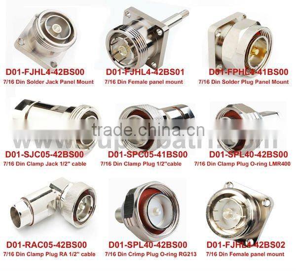 7/16 din coaxial cable connector,7/16 din connector