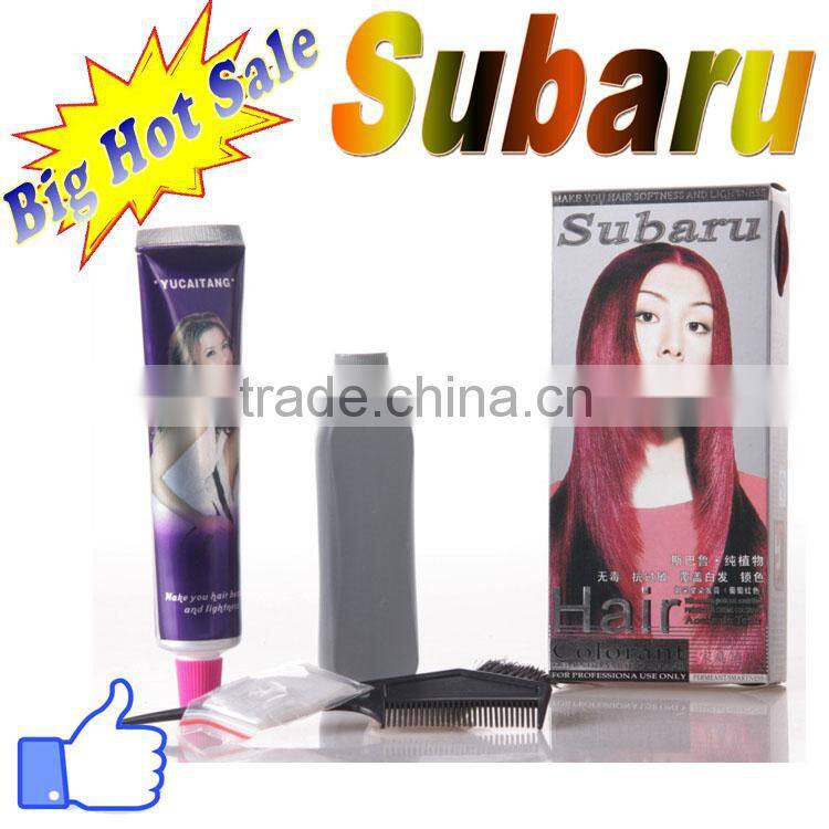 natural ingredients permanent Subaru best hot selling color cream