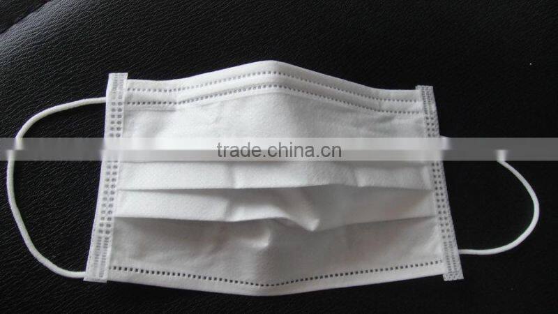 Disposable surgical nonwoven Face Masks with PE packing
