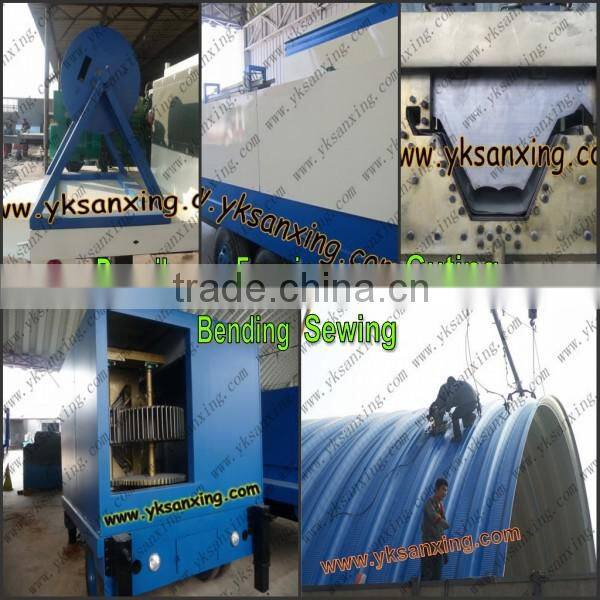 Hydraulic Big Span Arch Roof Sheet Roll Forming Machine