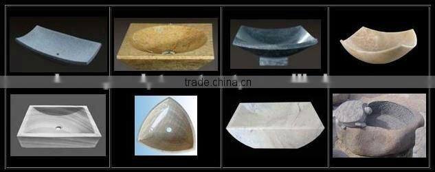 Stone white marble sink DSF-B051