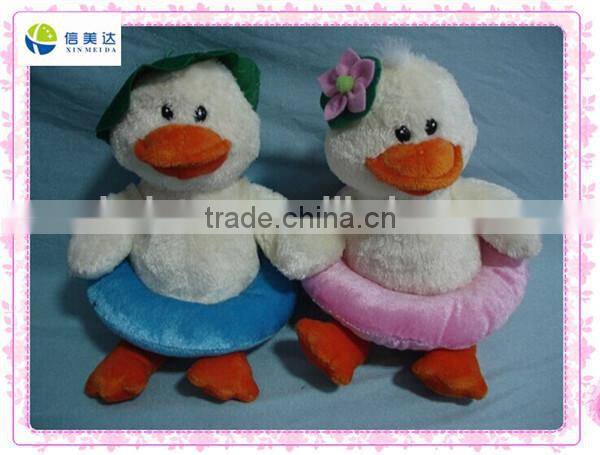 plush swing ring duck toy