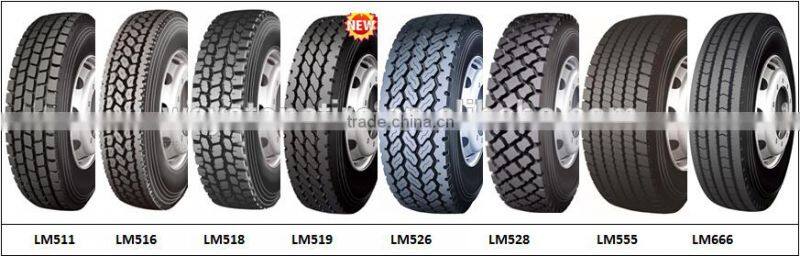 Longmarch Roadlux truck tire 385/55r19.5 315/80r22.5 11r22.5 11r24.5