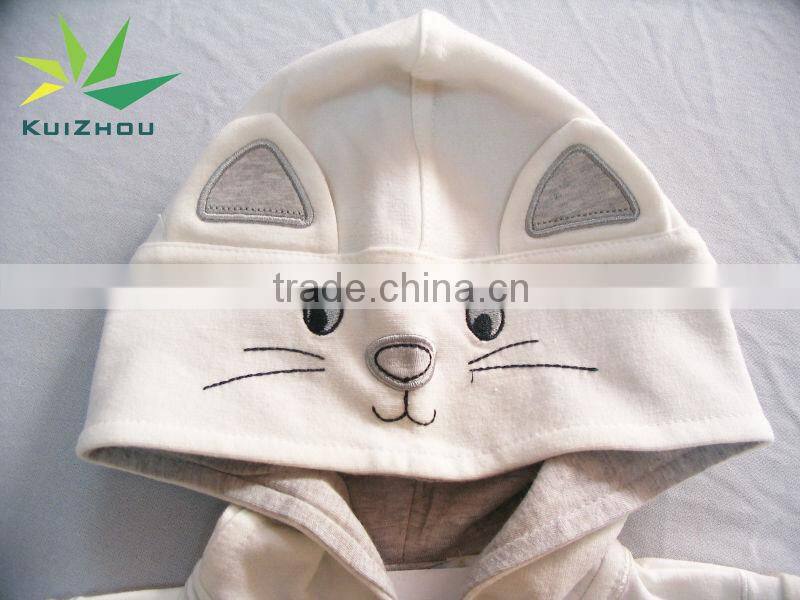 Cute Cat Style Knit Long Sleeve Cotton Baby Hoodies,Kids Hoodies