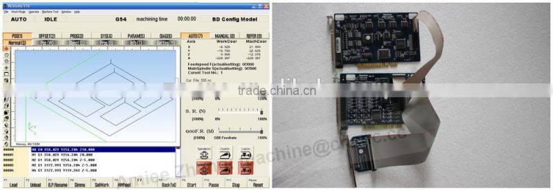 4 Axis 4 Spindles CNC Engraver Router for Flat & Cylinder Material 1300*2500mm ZK-1325-4