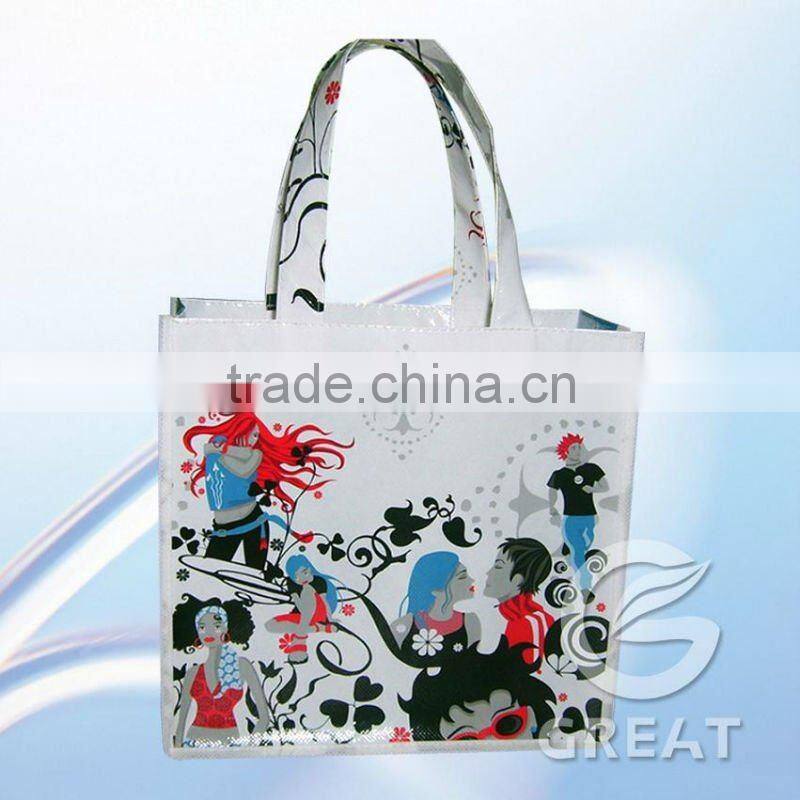 handle pp non woven bags for shopping