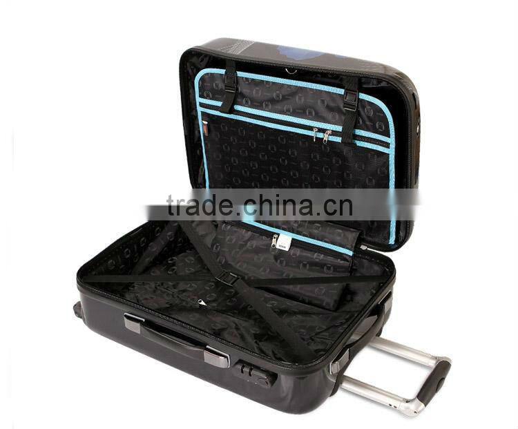 Beauty Butterfly Printing luggag Fashion for Women ABS&PC Carry on luggage Two Size 20'' 24 trolley luggage set for travel