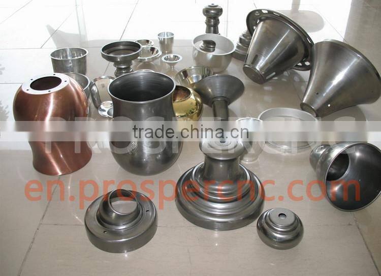 cabinet handle (spinning stainless steel light shade)