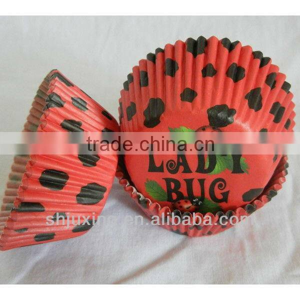 Black Polka Dot greaseproof cupcake liners