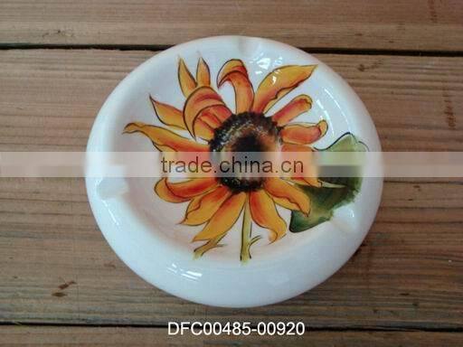 decorative ceramic handpaint small ashtray