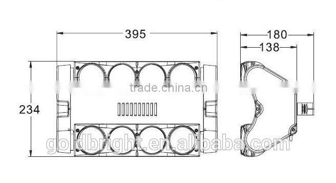 NEW 8*10w LED Moving Head Beam Spider Scan Light RGBW 4-IN-1 Dual Heads