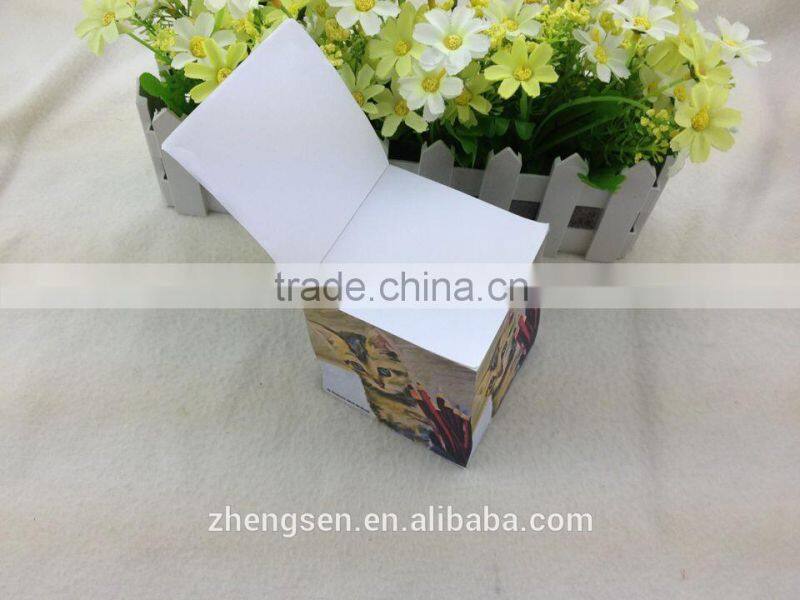 Hot sale great quality full side print memo cube for