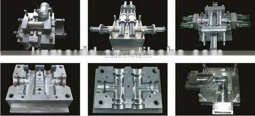 Cool design PE pipe fitting mould,plastic injection mold