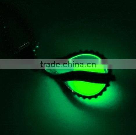 Mini Order New Piercing luminous stone Pendant Necklace Couple Love Long Chain Necklace Pendant Gifts