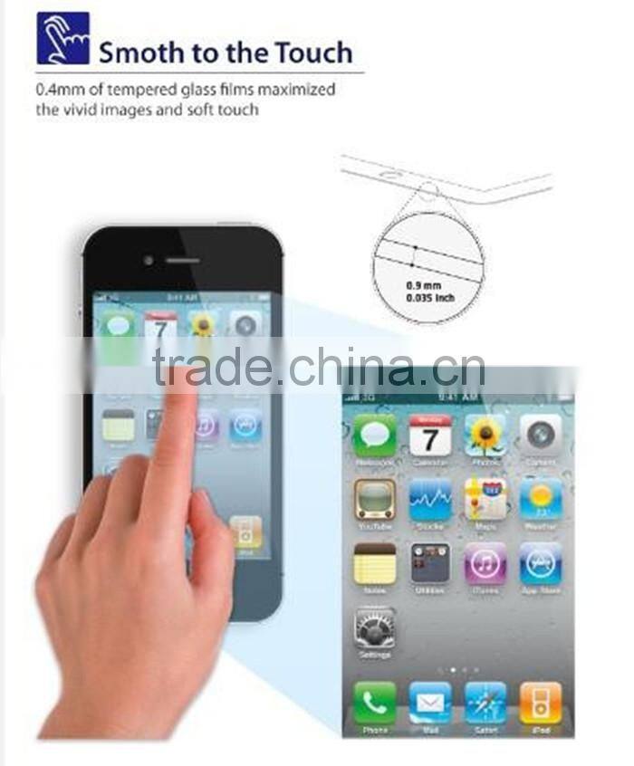 0.2mm 0.3mm 0.4mm 2.5D 9H Tempered Glass Screen Protector for iPhone 5/5S (OEM&ODM)
