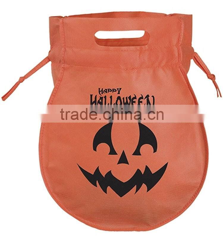 non woven Halloween drawstring bag,cute drawstring bags,small drawstring bags