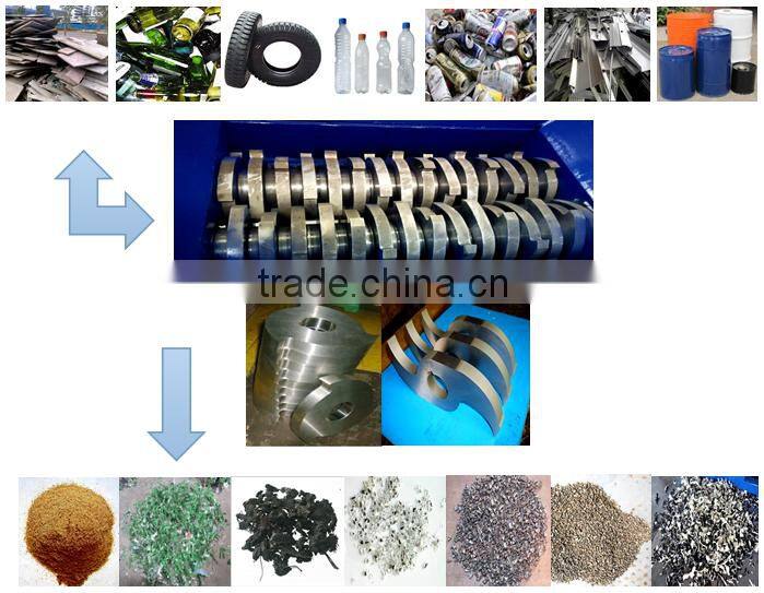 China products barrel products shredder,large plastic pipes shredder,barrel products crushing machine