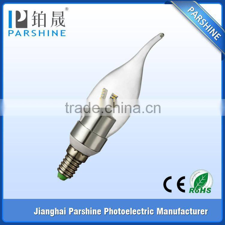 Viewing Angle 360 degrees E14 4W LED Candle light