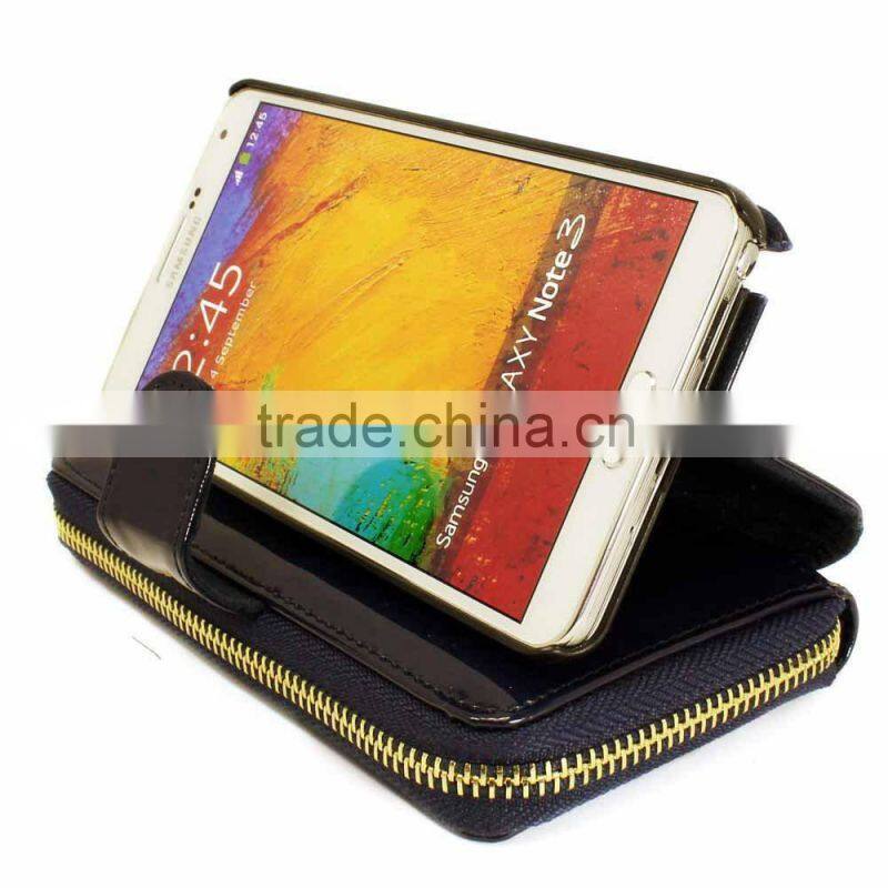 OEM manufacture luxury case for galaxy note 5,leather wallet case for samsung note 5