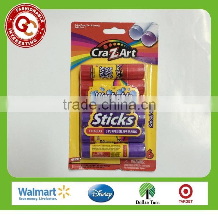 back to school washable glue sticks with best quality for kids