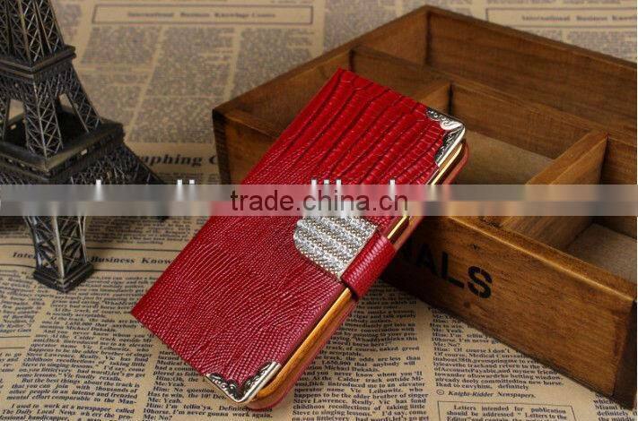 Hot sale belt clip leather flip case for samsung galaxy s4 case cell phone case