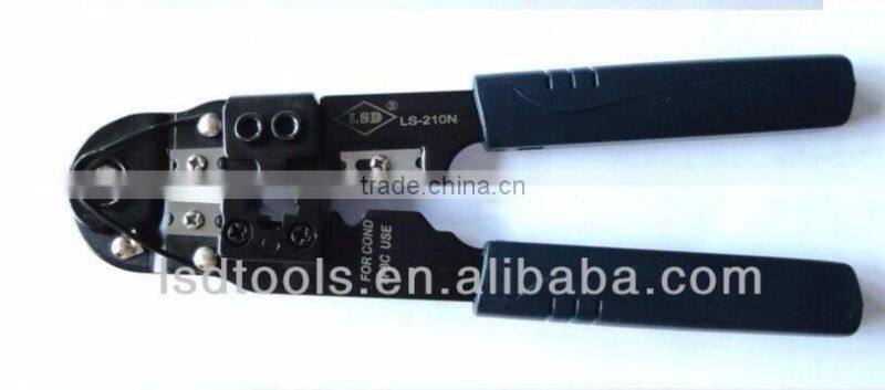 LSDbrand High Quality LS-210N rj11 rj12 rj45 205mm crimping tool cat5 network cable crimp tool Modular Plug Crimping Tool