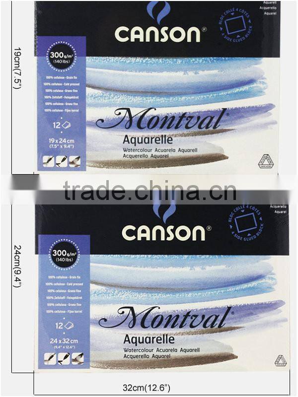 Professional Watercolor Paper 300g for painting 12 sheets