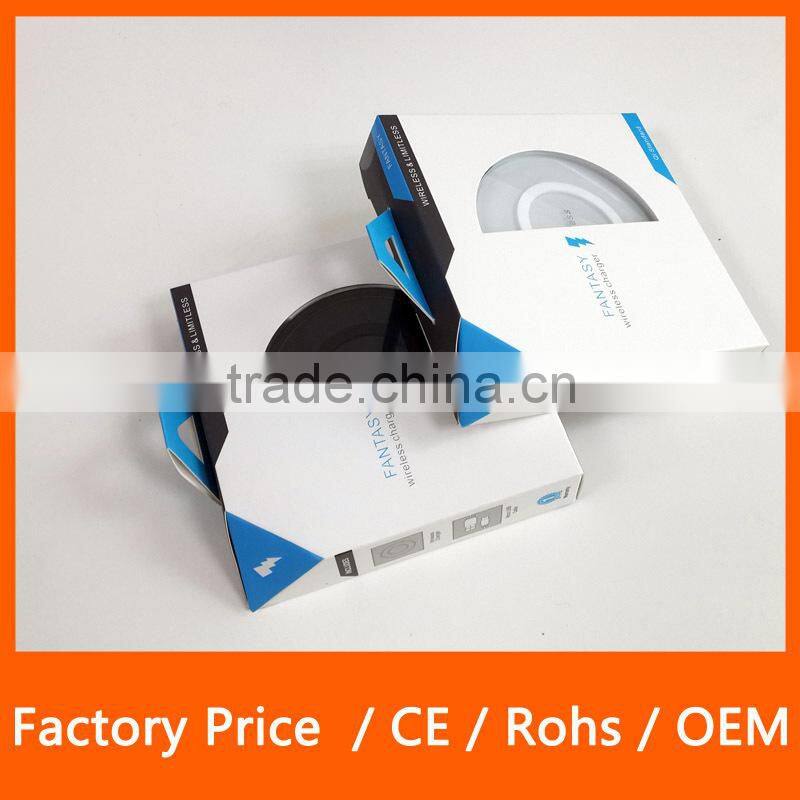 New Hot Selling Ultra Thin High Speed Wireless Charger Coil Charger for Samsung Galaxy S6 Edge