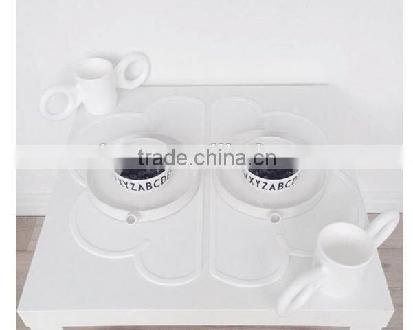 Silicone Non-slip Cloud Shape Kids Placemat Dinnerware Table Mat / kids meal mat placemat eat mat