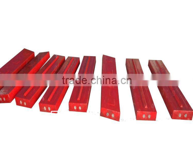 Hazemag High Cr Blow Bar For Impact Crusher