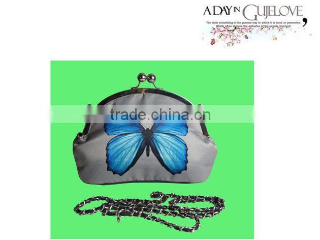 JSMART artwork sublimation printing shoulder bag metal frame