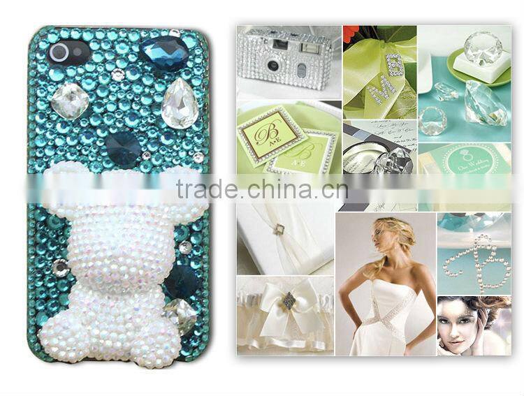 Fashion point back jewelry accessories strass