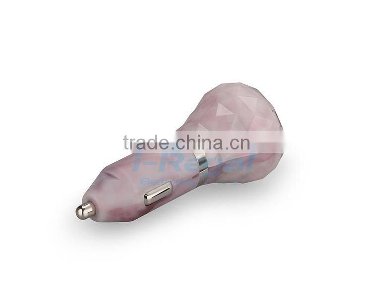 High Quality Safety hammer Car Charger Micro Auto Universal Dual USB For iPad iPhone 5V 3.1A Mini Adapter car charger