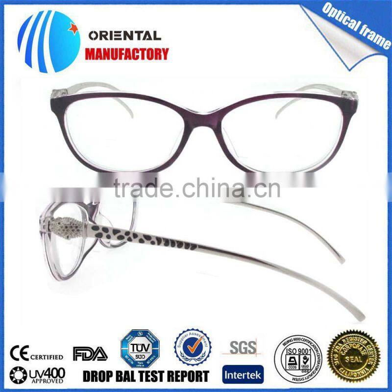 ladies jewelry leopard pattern reading glasses