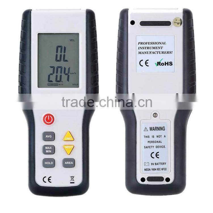 LCD Display anemometro thermal imager Thermo-Anemometer Infrared Thermometer termometro Wind Speed estacion meteorologica