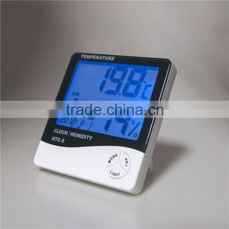 3 in 1 Digital LCD Screen backlight Thermometer Humidity meter