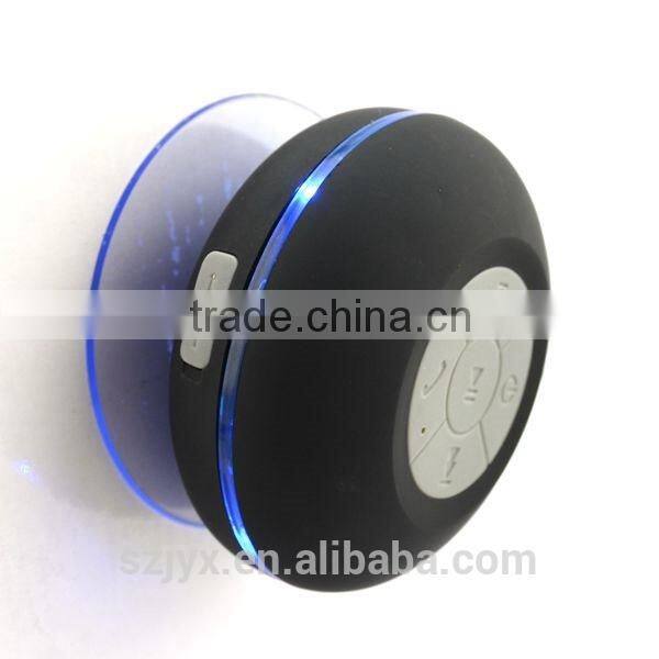 Waterproof BTS-06 Wireless Bluetooth Shower Speaker with Microphone