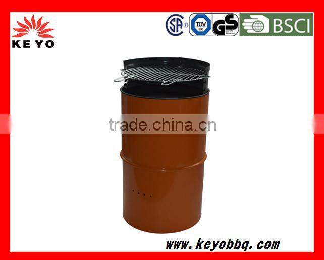 KEYO NEW MODEL mutipurpose multifunctional round barrel bbq smoker