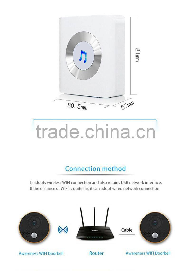Physen WIFI Video Doorbell Intelligent Home Security Management Long-range Control with app