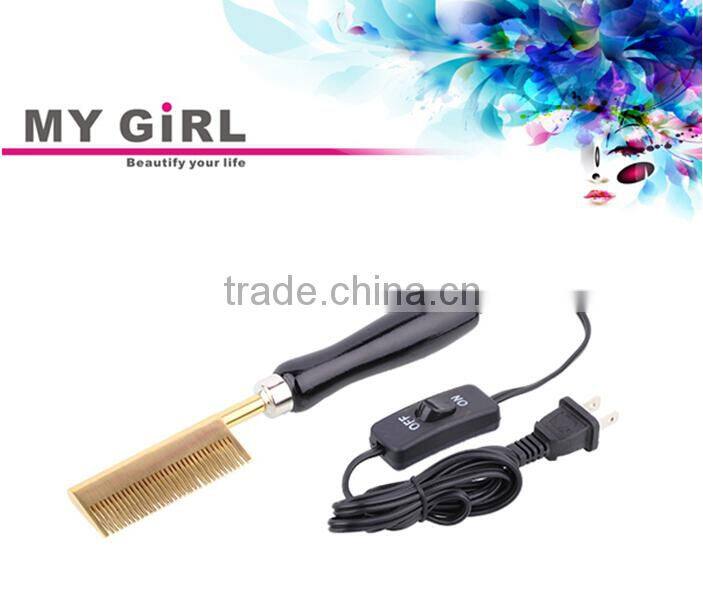 MY GIRL Golden Supreme Electric Pressing Comb