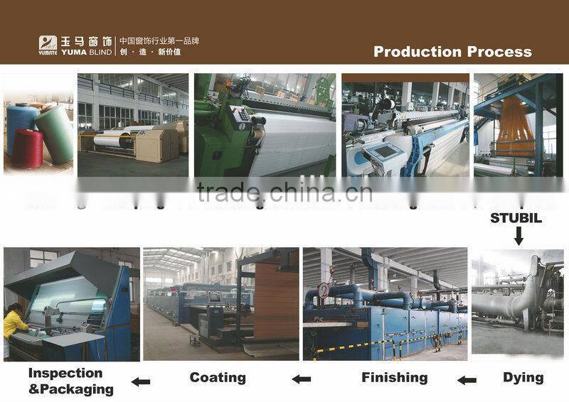 Fiberglass roller blind fabric